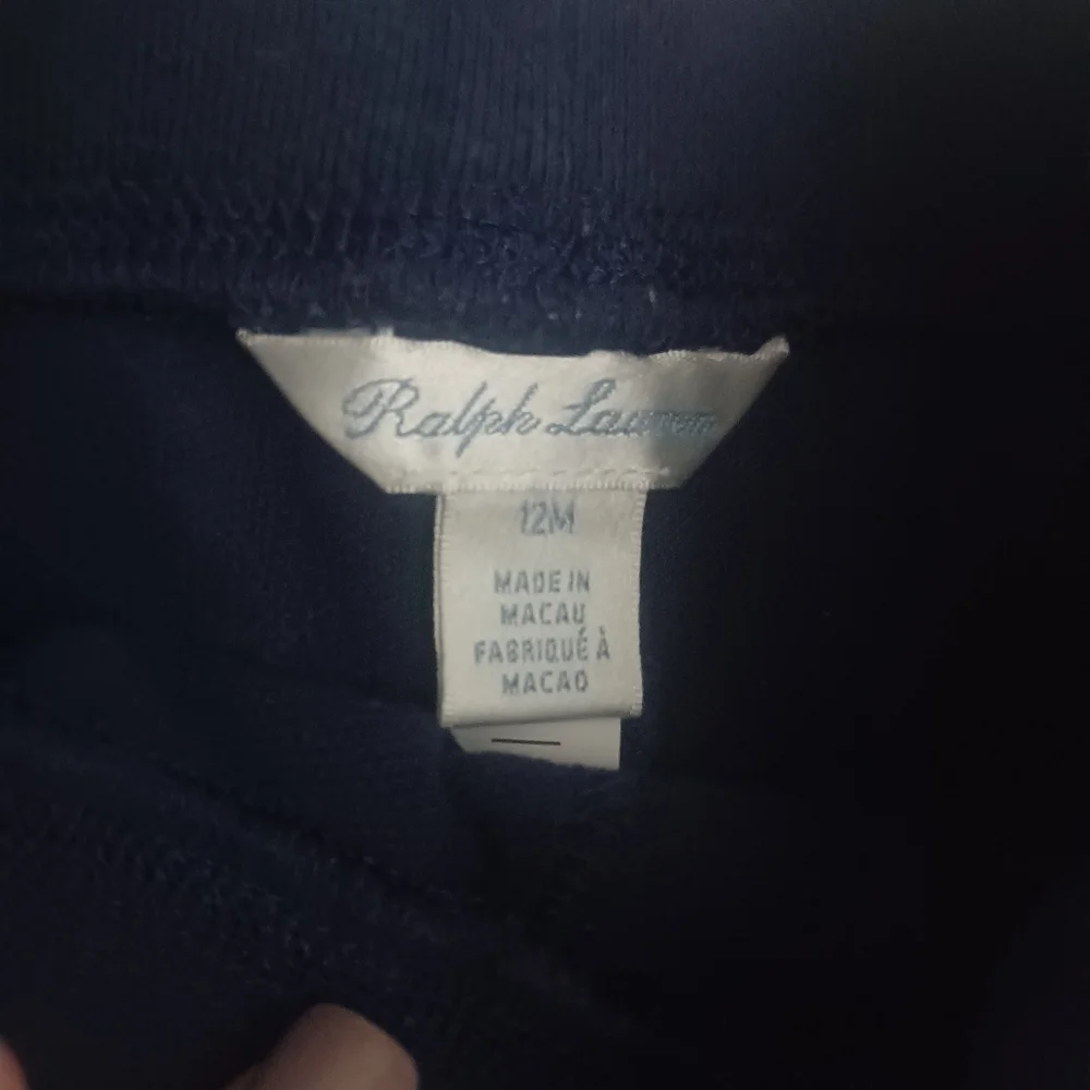 Ralph Lauren Navy Big Horse Logo Shorts Sz 12M